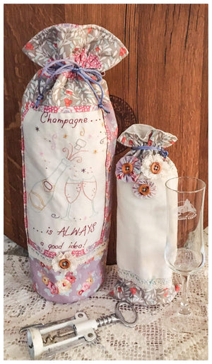 ‘Champagne is Always a Good Idea’ Bag Set