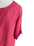 ‘FiFi’ Linen Jacket {CHILLI RED}