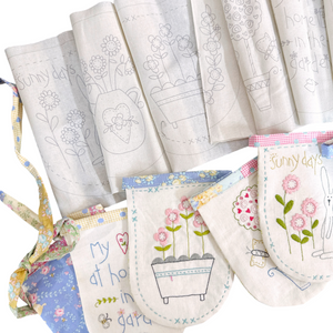 ‘Sunny Days’ Stitchery Panel