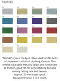 Nishikiito Cosmo Metallic Threads