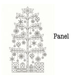 ‘Sashiko Christmas Tree’ Stitchery Panel