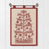 ‘Sashiko Christmas Tree’ Stitchery Panel