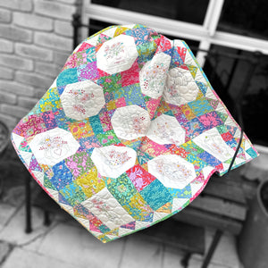 ‘Blooming Tea Party’ Quilt Kit