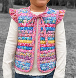 Girls Harmony Patchwork Vest