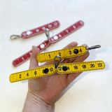 Handmade Tape Measure Keyfob