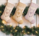 ‘Sashiko Christmas Stocking’ Stitchery Panel