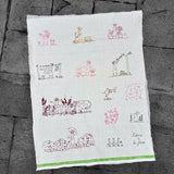 ‘Sidonie a La Ferme’ Stitchery Panel