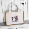 Sewing Themed Tote Bag - Mini
