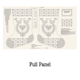 ‘Sashiko Christmas Stocking’ Stitchery Panel