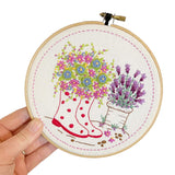 ‘Spring Bloomin Boots’ Stitchery
