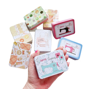 Rectangle Sewing Tins