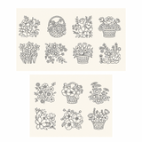 ‘Floral’ Stitchery Panel