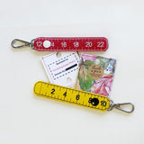 Handmade Tape Measure Keyfob