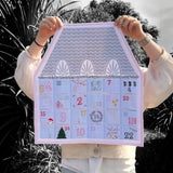 ‘Christmas House’ Advent Calendar Panel