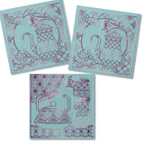 ‘Teatime Sashiko’ Stitchery Panel