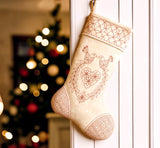 ‘Sashiko Christmas Stocking’ Stitchery Panel