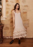 ‘Evangeline’ Lace Slip Dress {CREAM}