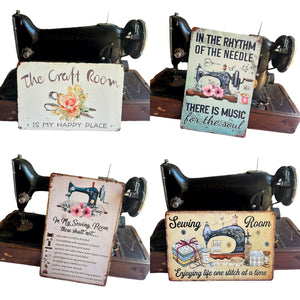 Vintage Craft Room Signs