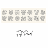 ‘Floral’ Stitchery Panel
