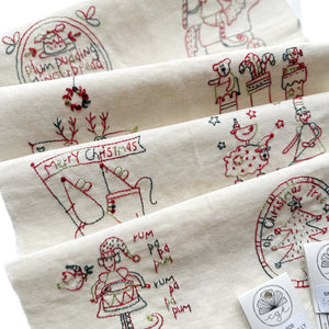 ‘Make Ready for Christmas’ Stitchery Panel