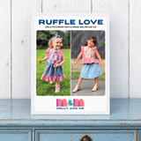 ‘Ruffle Love’ Girls Patchwork Dress & Peplum