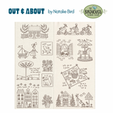 ‘Out & About’ Stitchery Panel