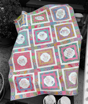 ‘Flower Market Frolic’ Quilt Kit