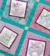 ‘Cat Amongst the Flowers’ Quilt Kit