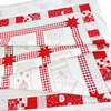 ‘Redwork Christmas’ Quilt Panel