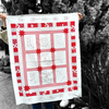‘Redwork Christmas’ Quilt Panel
