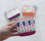 Sewing Themed Zipper Pouch