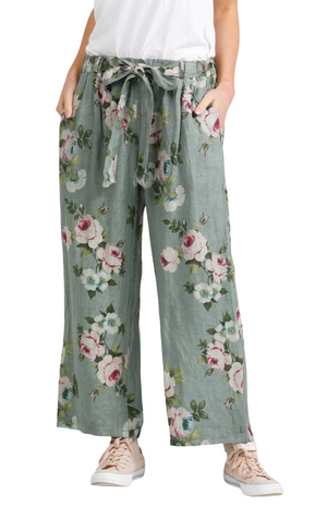 ‘Eva’ Pants {SAGE}