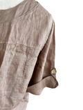 ‘FiFi’ Linen Jacket {COFFEE}