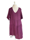 ‘Stella’ Linen Dress {WINE}