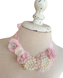 Vintage Flower Necklace {BLUSH PINK}