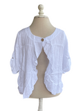 ‘FiFi’ Linen Jacket {WHITE}