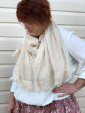Guipure Lace Scarf/Shawl