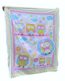 ‘Night Owl’ Panel - Pink/Green