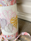 ‘Hearts & Flowers Bottle Bag’