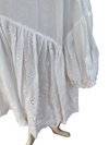 French Lace Smock Top {WHITE}