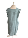 ‘Bella’ Linen Dress {OLIVE}