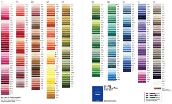 COSMO Embroidery Thread/Floss ( 1000+ ) – The Quilters Angel